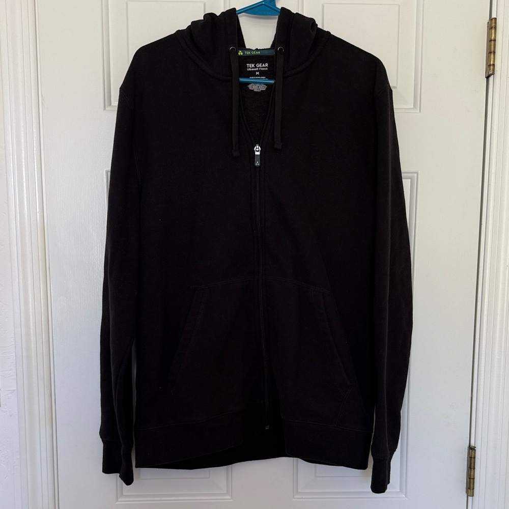 Men's Black Zip-Up Sweater by True Gear